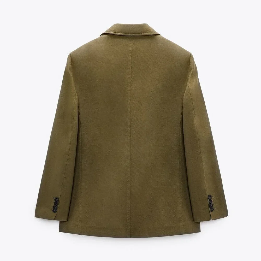 Zara Blazer with Patch Pockets - Picture 3 of 8